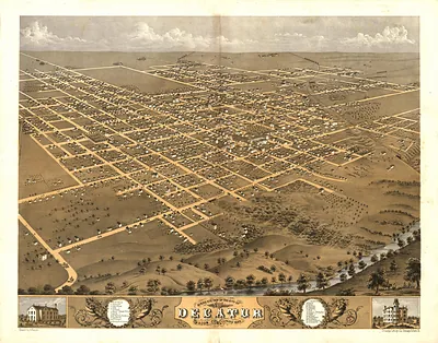 Decatur, Illinois, 1869