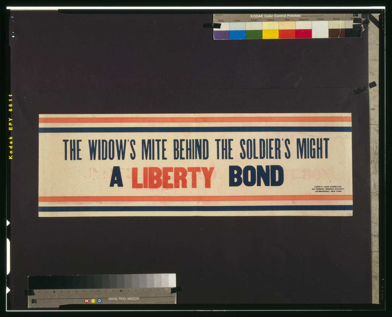 The widow's mite behind the soldier's might--A Liberty Bond, [1917] — vintage poster
