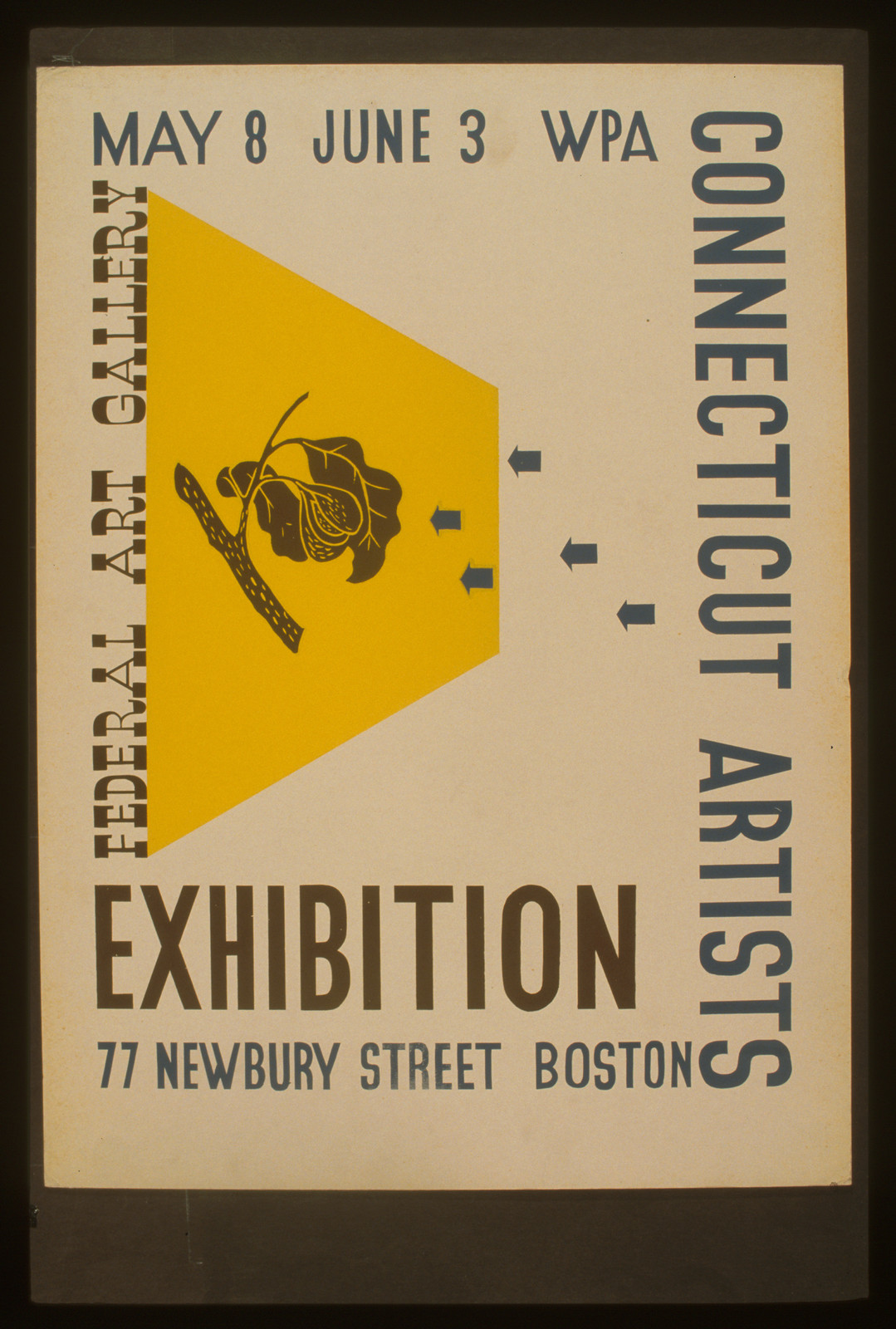 Exhibition WPA Connecticut artists., 1936 — vintage poster