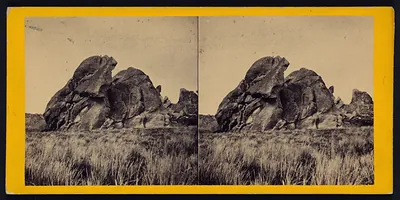Register Rock in Goose Creek Mountains on the old Emigrant Road
