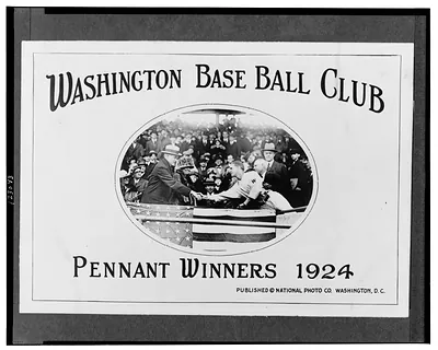 Washington BaseBall Club--Pennant winners 1924