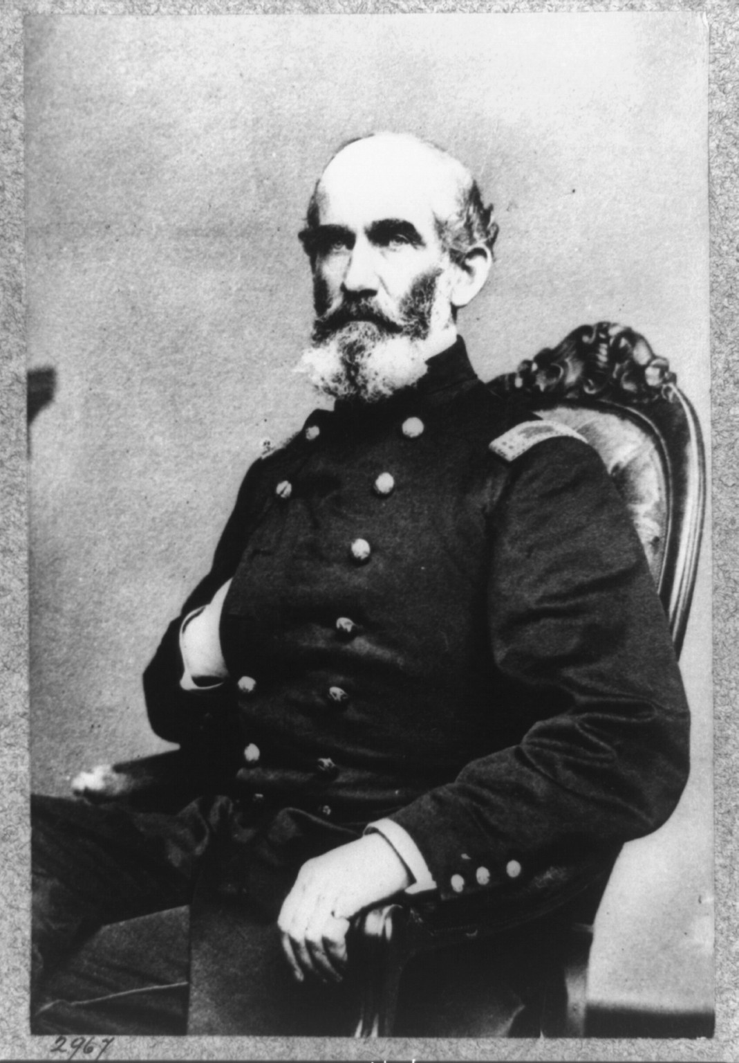 [A.J. Smith, three-quarter length portrait, seated, facing right, right hand in his coat], [photographed between 1861 and 1865, printed later] — historic photograph