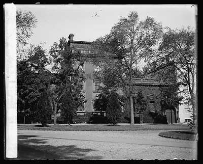 Home of Danl. Webster 17th & H., [Washington, D.C.]. Said to have been lost in a poker g