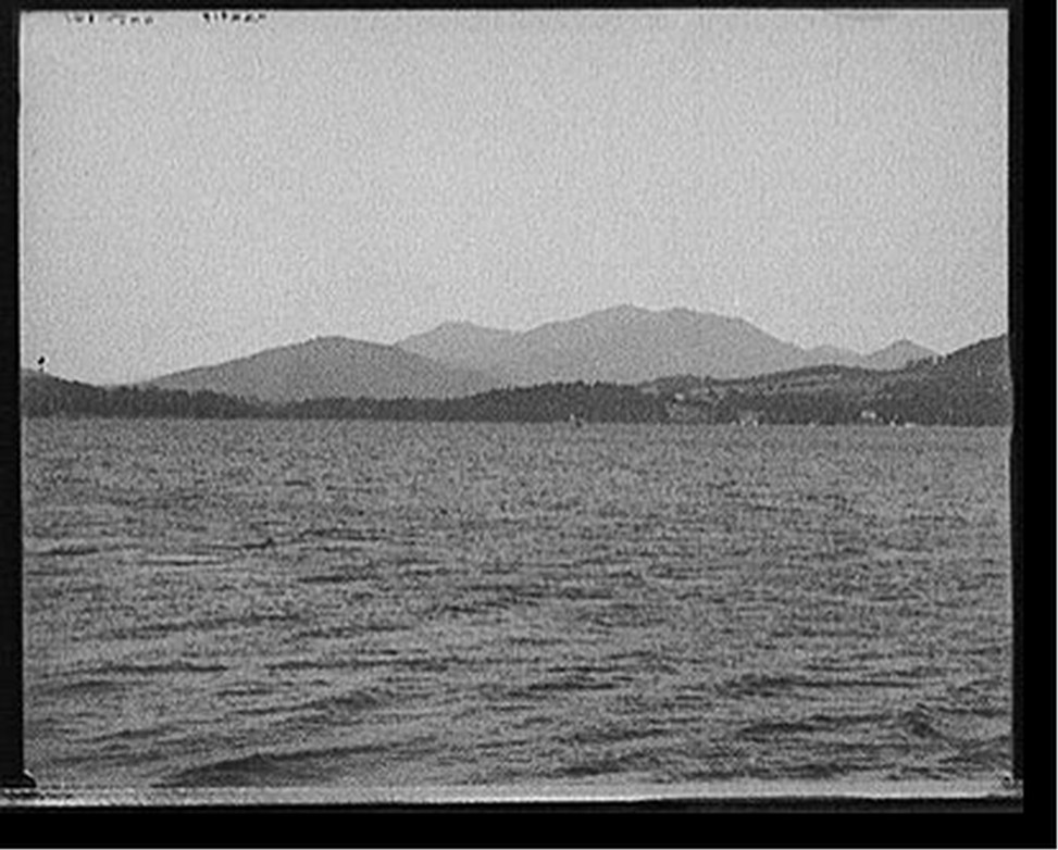 [Lower Saranac Lake from Shingle Bay Point, Adirondack Mts., N.Y.], [between 1900 and 1910] — historic photograph