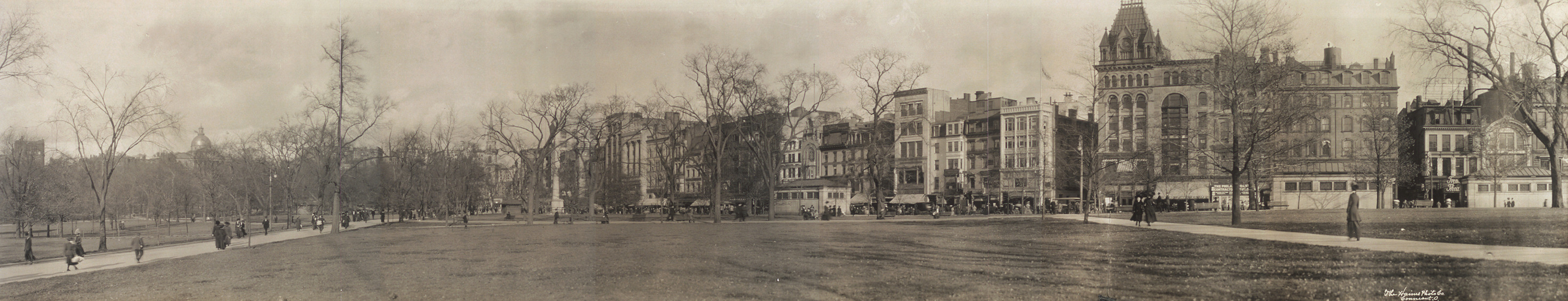 Boston Common, Massachusetts, 1910, 1910 — historic image