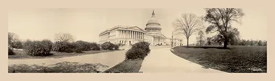 Panoramic photograph of the United States Capitol, Washington, D.C.