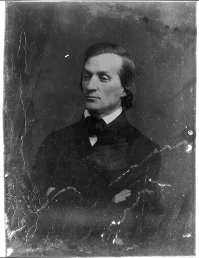 [Solon Borland, half-length portrait, facing three-quarters left]