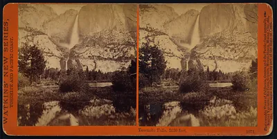 Yosemite Falls 2630 feet Yosemite Valley Mariposa County Cal.