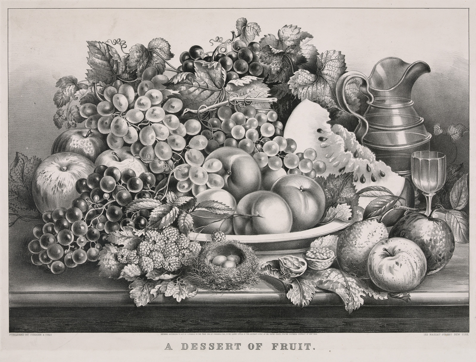 A Dessert of Fruit — historic image