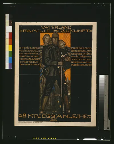 Vaterland Familie Zukunft ... 8. Kriegsanleihe / Walter Ditz.