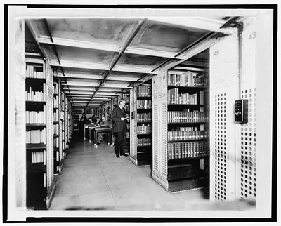 Library of Congress. Interior. Book stack