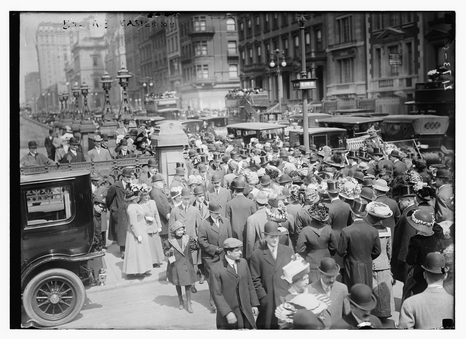 5th Ave. - Easter 1911, 1911 — historic photograph