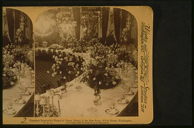 President Roosevelt's dinner to Prince Henry, in the East Room, White House, Washington, U.S.A.