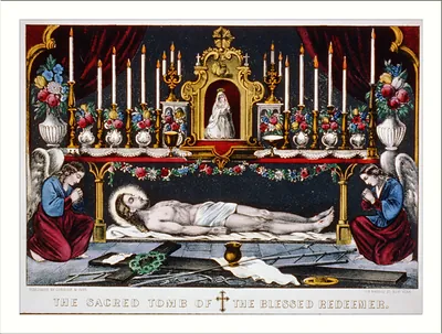 The sacred tomb of the blessed redeemer