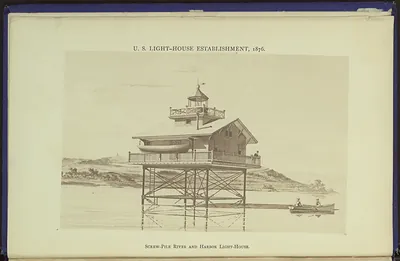 Screw-Pile River and Harbor Light-House