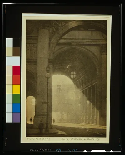 Arches of Muncipal Building / Antoinette B. Hervey.