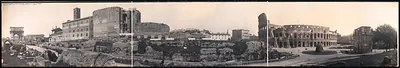 Forum, Arch of Titus, Coliseum, Constantine Arch, Italy, 1909