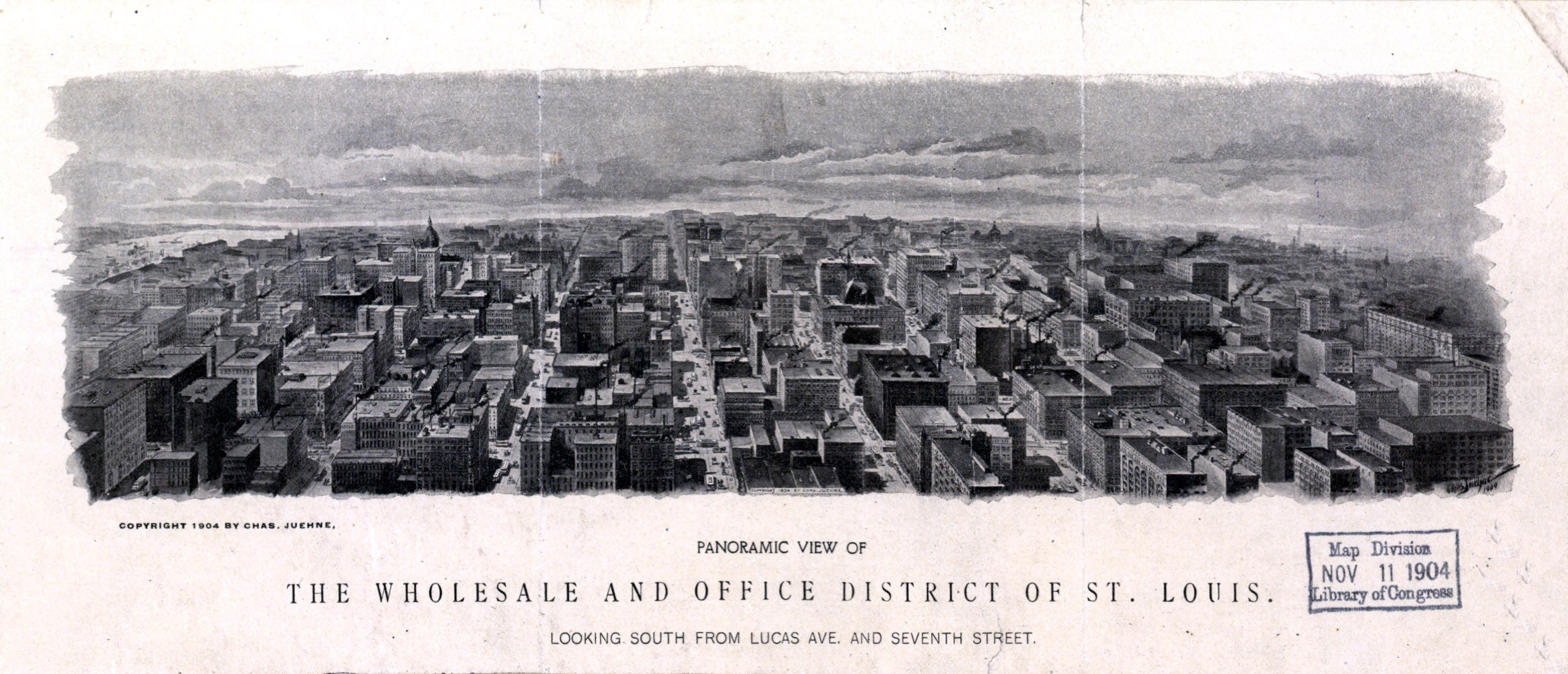 St. Louis, Missouri, 1904, 1904 — antique map