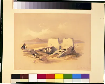 Temple of Wady Saboua, Nubia / David Roberts, R.A.