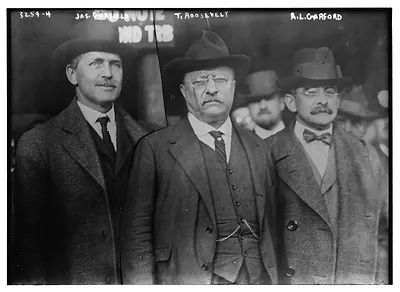 Jas. Garfield, T.Roosevelt & A.I. Garford