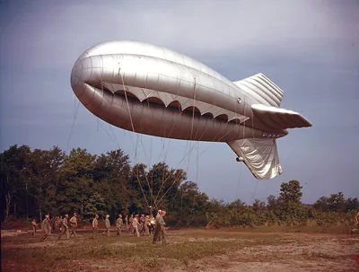 Barrage balloon, Parris Island, S.C