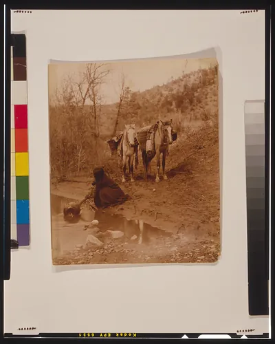 Getting water--Apache