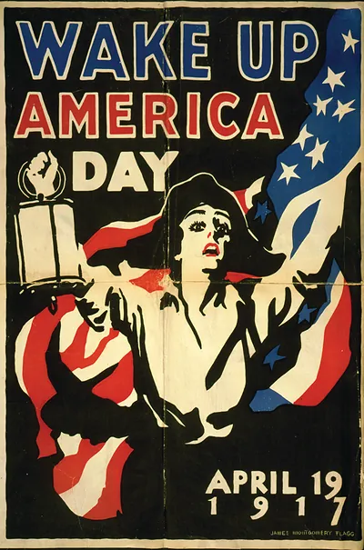 Wake up America Day - April 19, 1917 / James Montgomery Flagg.