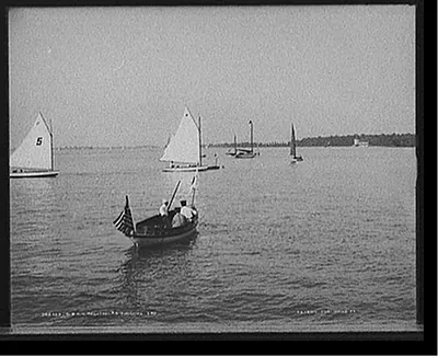D.B.C.Y. [Detroit Boat Club yacht] regatta, # 9 finishing 3rd