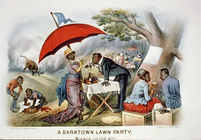 Darktown lawn party: Music in the air