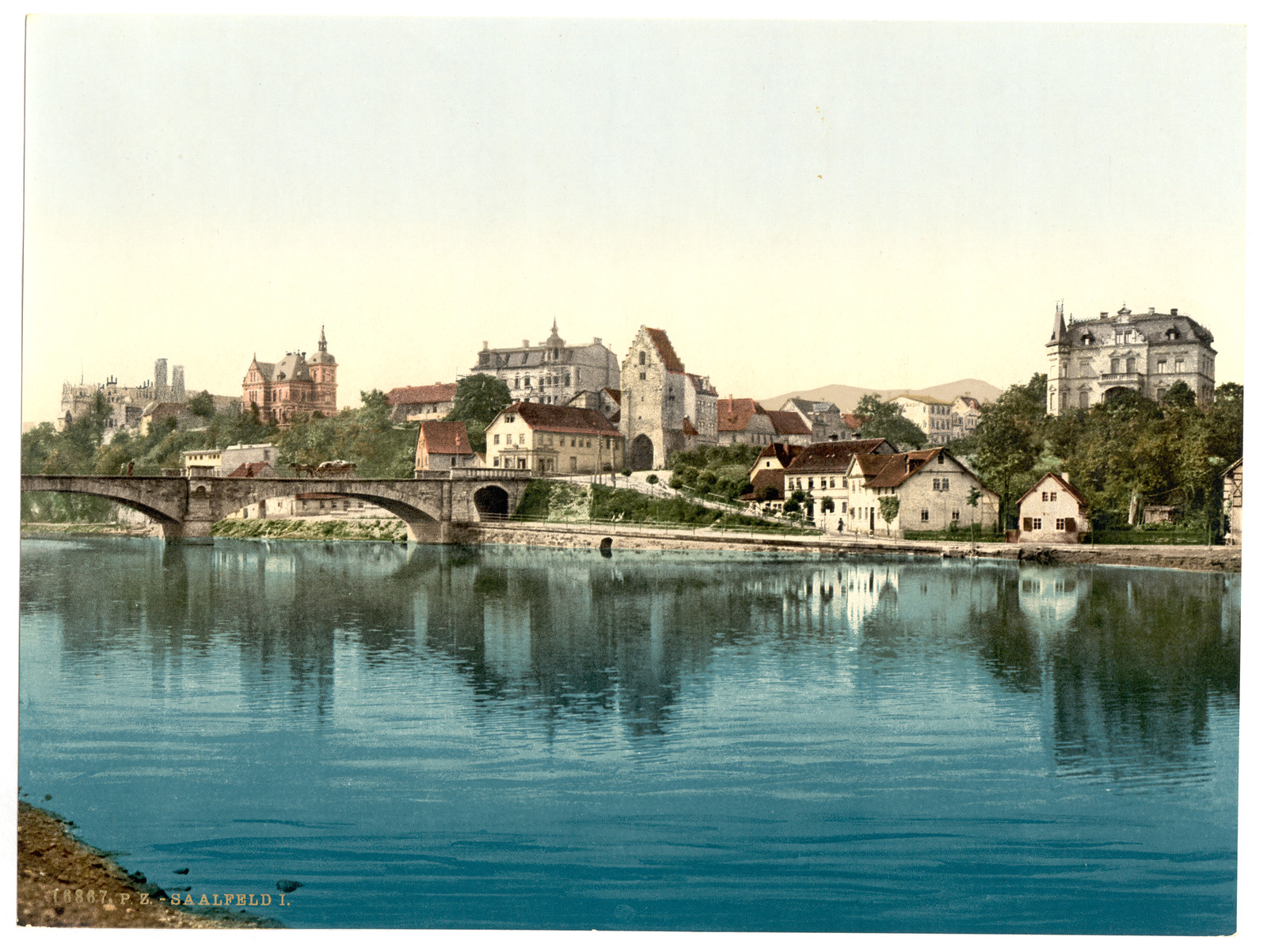 General view I. Saalfeld Thuringia Germany, [between ca. 1890 and ca. 1900]. — historic print