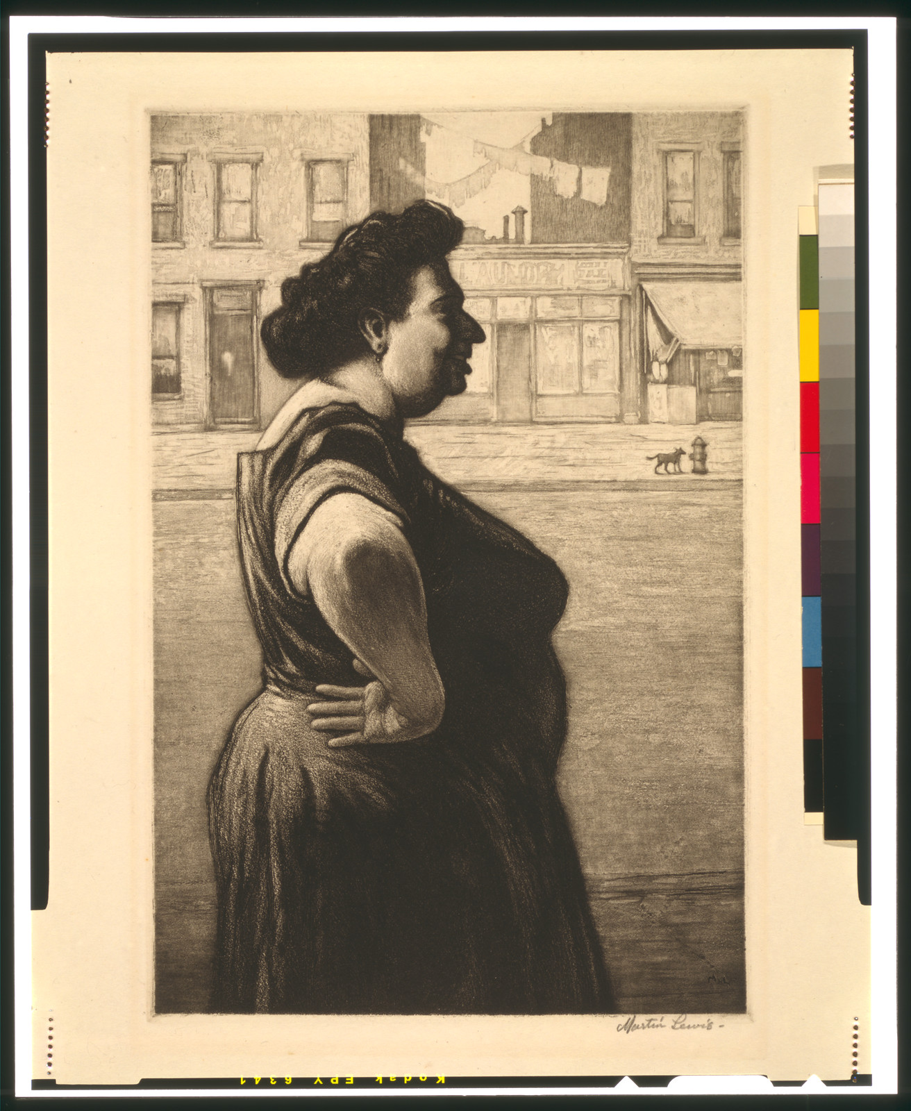 [Boss of the block] / Martin Lewis., [ca. 1939] — historic print