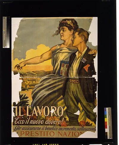 Il lavoro ecco il nuovo dovere! ... Prestito Nazion[ale]
