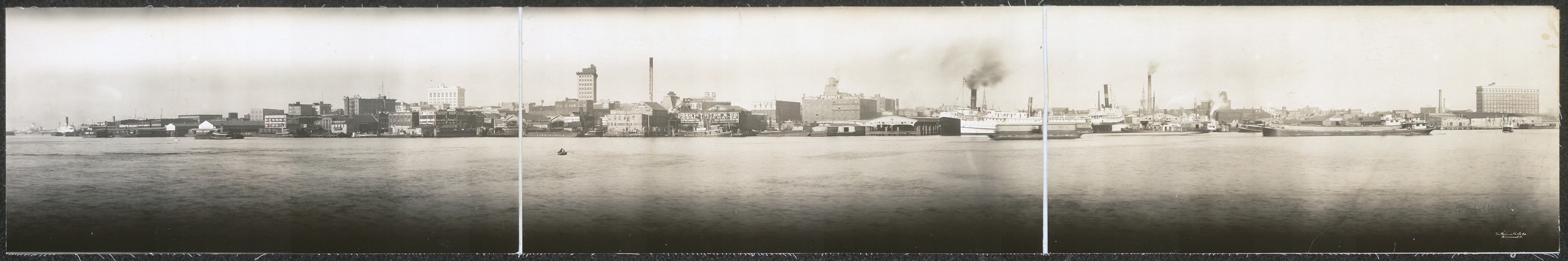 Water front, Norfolk, Virginia, 1913, 1913 — historic image
