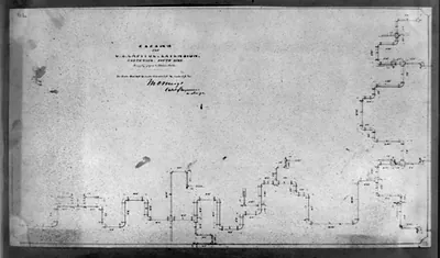 Piping for U.S. Capitol extension, north wing, south side