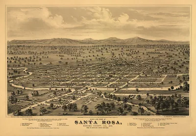 Santa Rosa, California, 1876