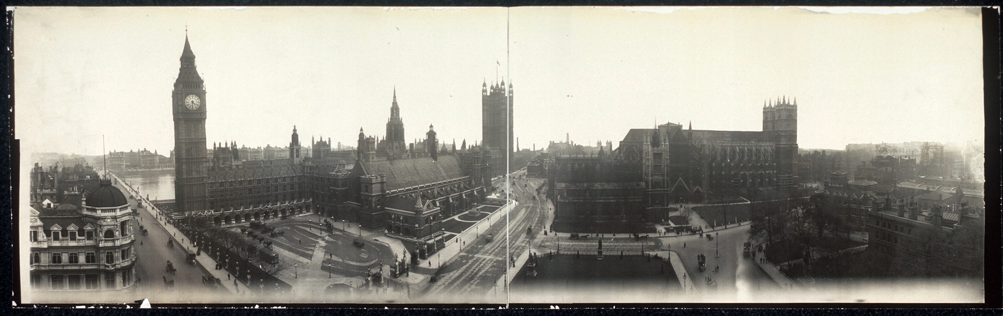 Parliament Ben Westminster Abbey London, England, 1909, 1909 — historic image