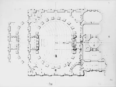 [United States Capitol, Washington, D.C. Plan, principal story of south wing]