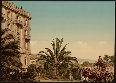 The royal hotel with gardens San Remo Riviera
