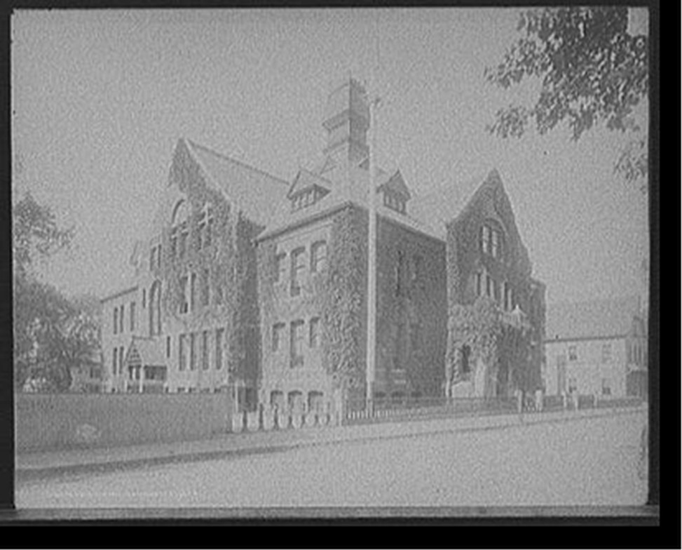High school, Gloucester, Mass., c1906. — historic photograph