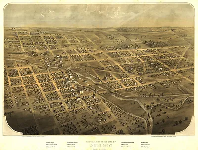 MI Albion 1868 MAP