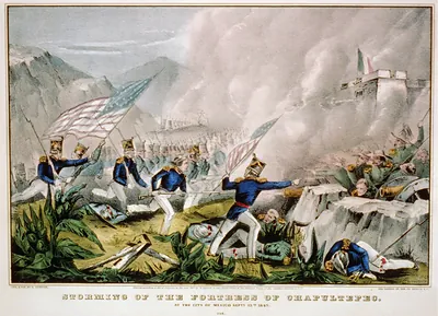 Storming of the Fortress of Chapultepec: at the city of Mexico Sept. 12th 1847