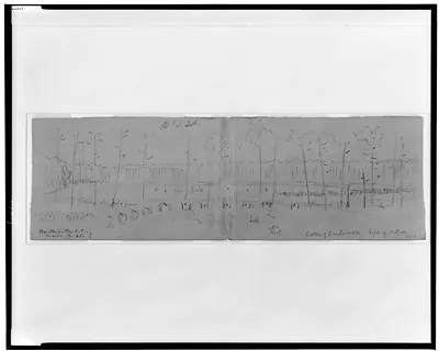 Battle of Bentonville, left of action