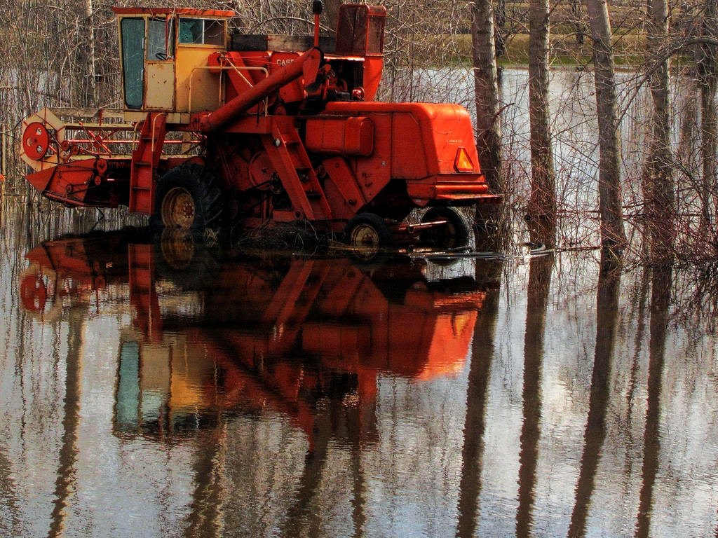 Spring Flooding emples — historic image