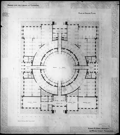 [Library of Congress, Washington, D.C. Plan of ground floor]