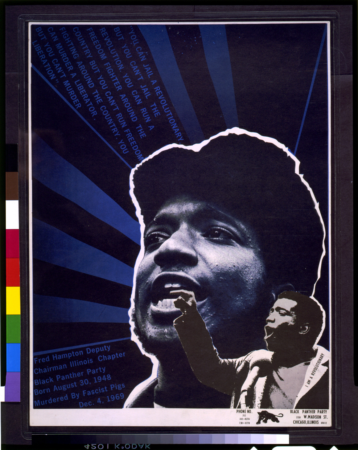 You can jail a revolutionary, but you can't jail the revolution ..., [1969] — vintage poster