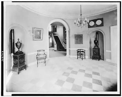 [Interior of Octagon House showing circular vestibule, Washington, D.C.]