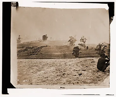 Antietam Maryland. Battlefield on the day of battle