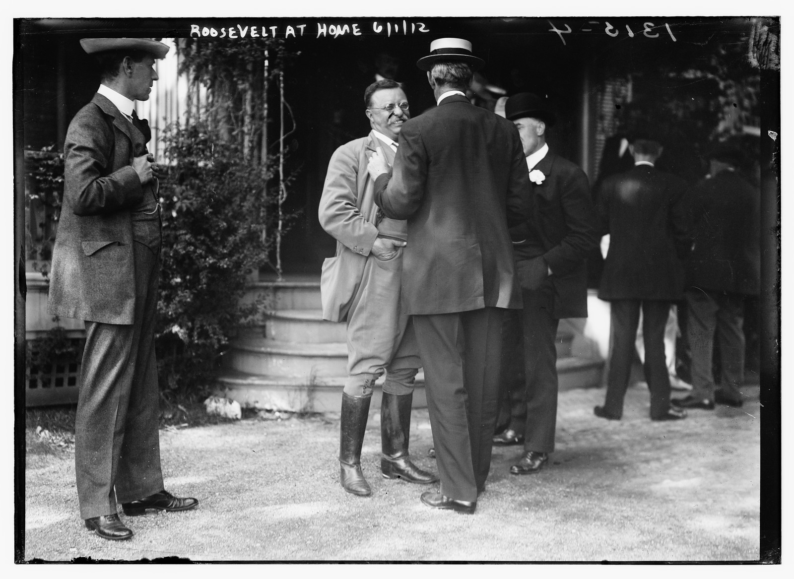 Roosevelt at home, 1912 — historic photograph