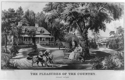 Pleasures of the country: sweet home