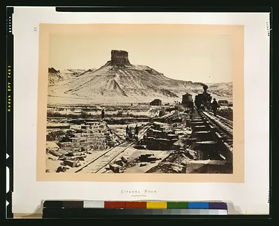 Citadel rock, Green River Valley